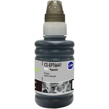 Чернила Cactus CS-EPT6641 T664, для Epson, 100мл, черный