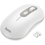 Мышь HOCO GM21 Platinum 2.4G business wireless mouse (бело-серый)