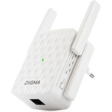 Репитер Digma D-WR310 белый
