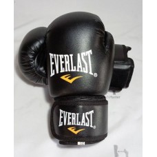 Перчатки боксерские Everlast черные, размер 12 тренировочные