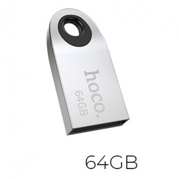 Флеш-накопитель USB 64GB Hoco UD9 Insightful Smart Mini Metal (silver)