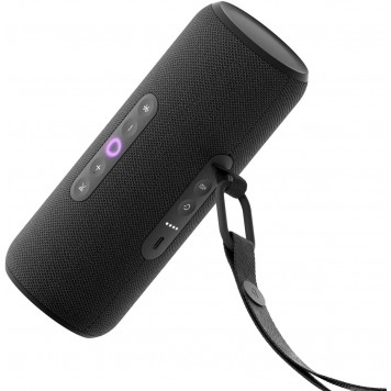 Умная колонка ЯНДЕКС Стрит 30Вт, с Алисой на YaGPT, черный