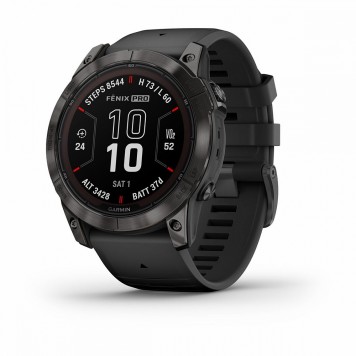 Умные часы Garmin Fenix 7X Pro Sapphire Solar , Carbon Gray