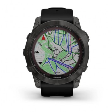 Умные часы Garmin Fenix 7X Sapphire Solar, Black